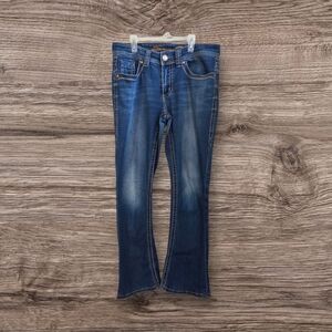 Seven7 Women's Rocker Slim Boot Cut Jeans Size 12